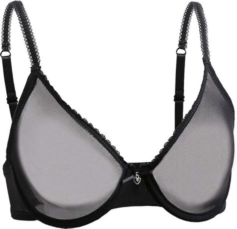 see thru bra|Amazon.com: Sheer Bras